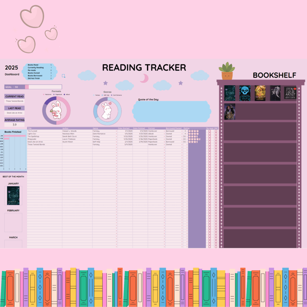 track your reading simple
